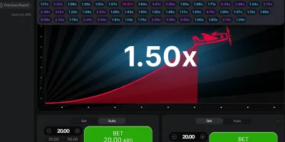 Bons Casino Aviator Game Screenshot